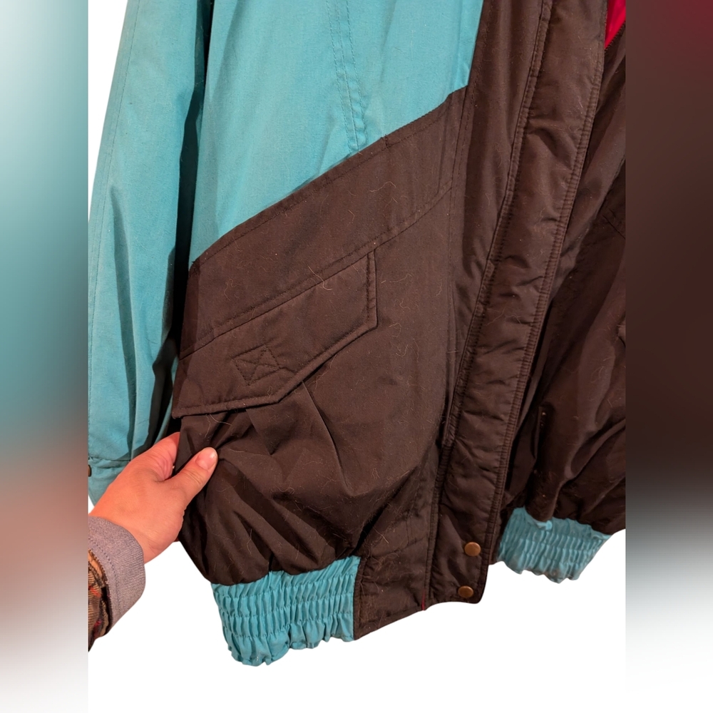 Vintage retro winter Jacket- Large - Picture 4 of 6